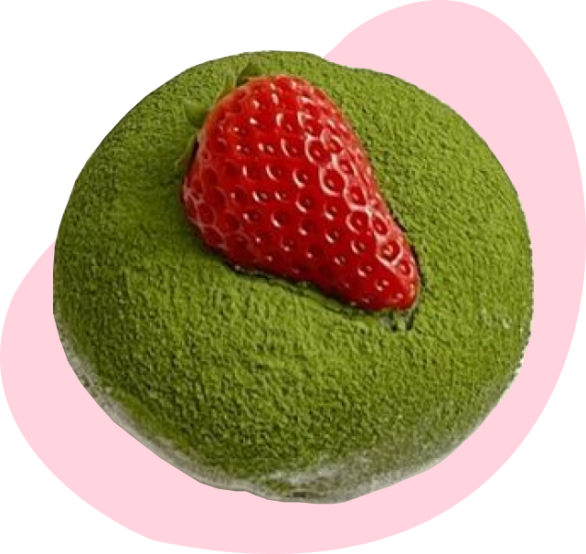 Matcha mochi taken from https://www.pinterest.com/pin/12455336468368379/